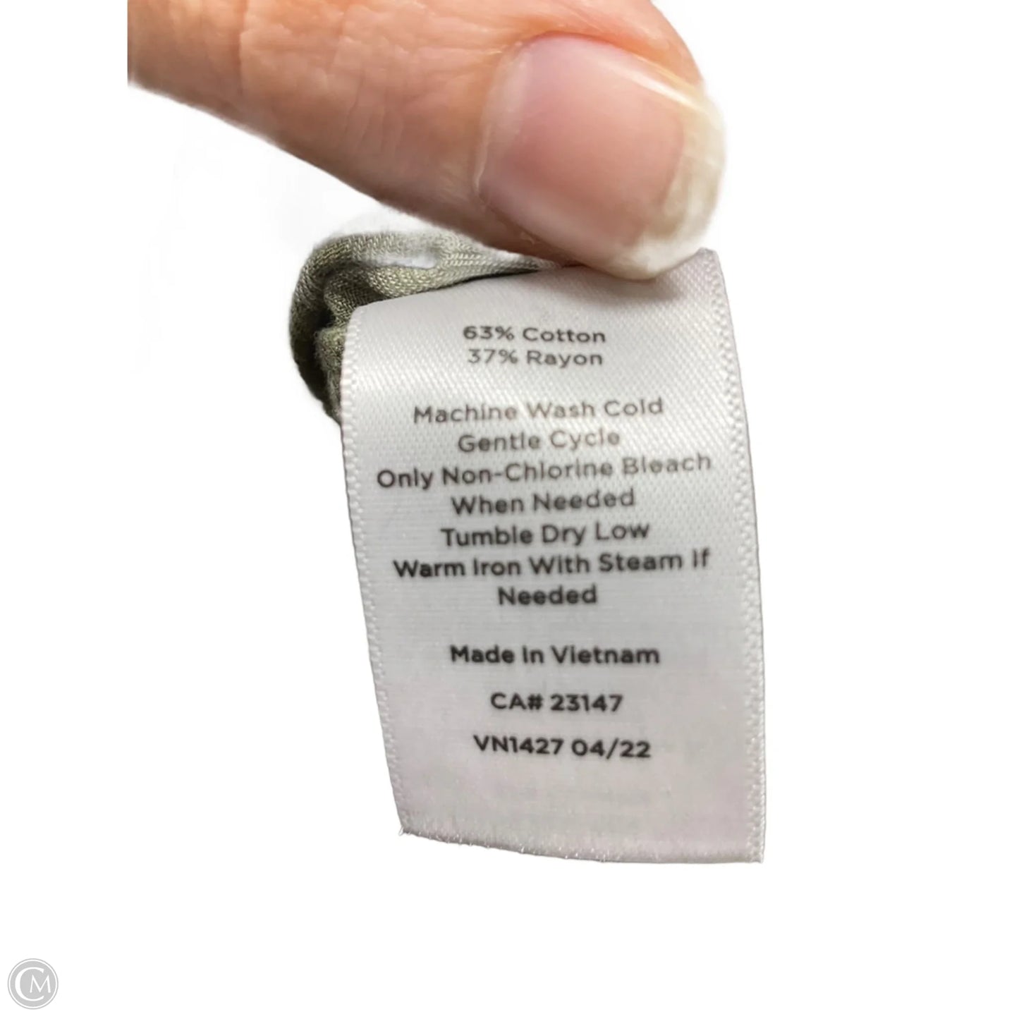 Top Long Sleeve By Talbots In Plaid Pattern, Size: Lp