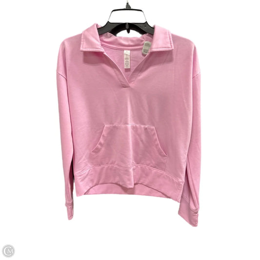 Athletic Sweatshirt Collar By Balance Collection In Pink, Size: S