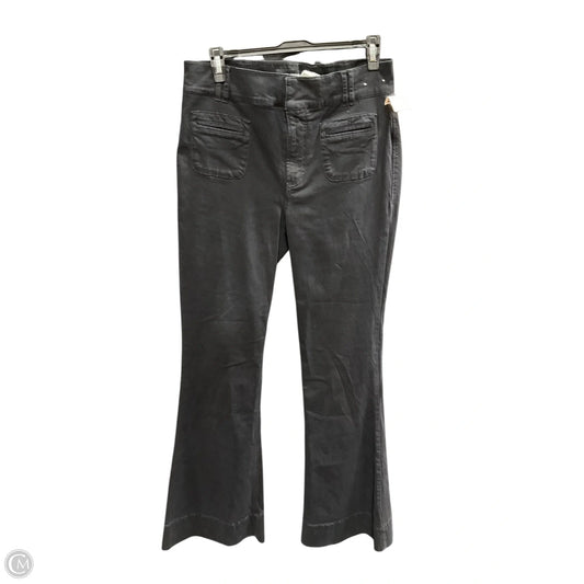 Jeans Flared By Express In Black Denim, Size: 6