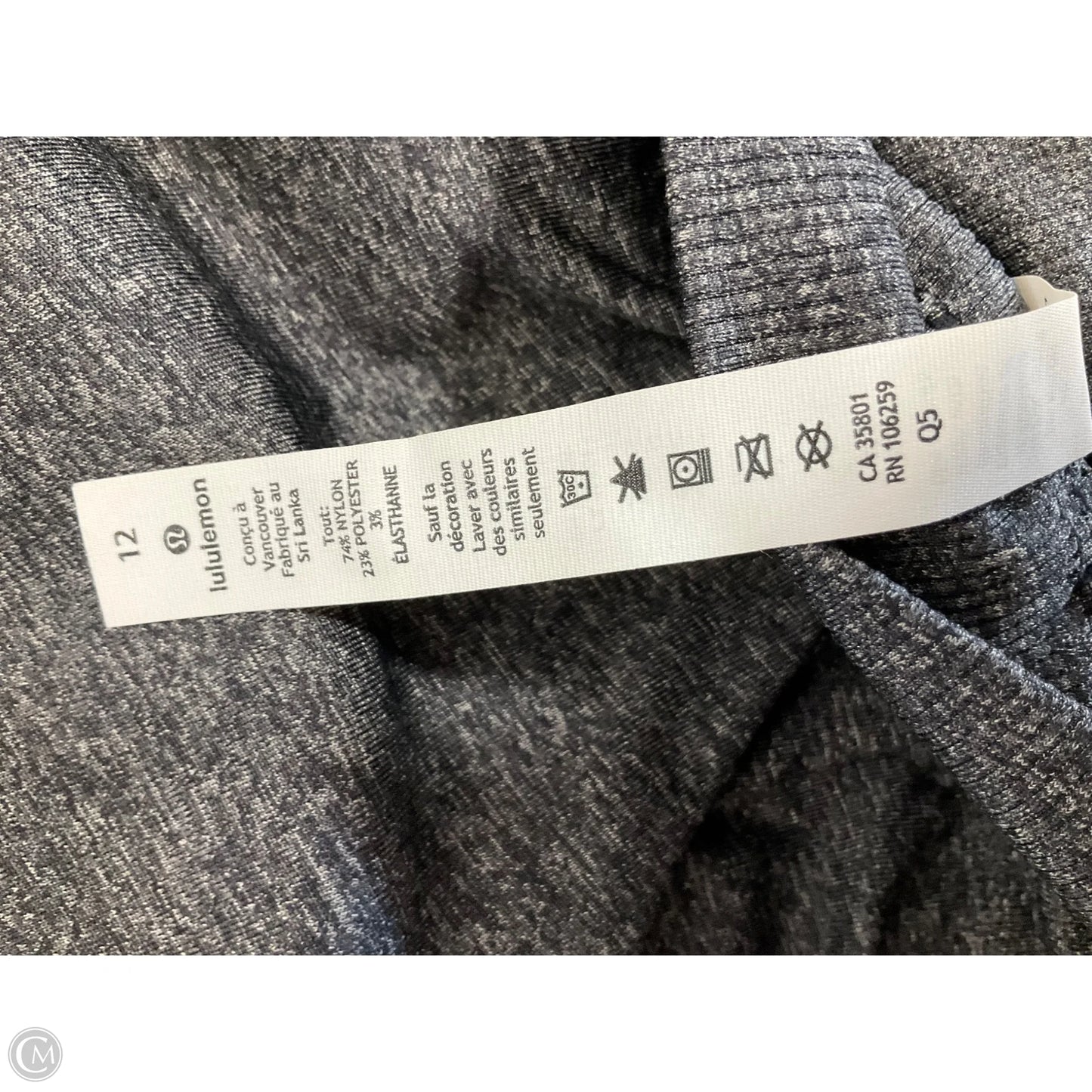 Athletic Skirt By Lululemon In Grey, Size: 12