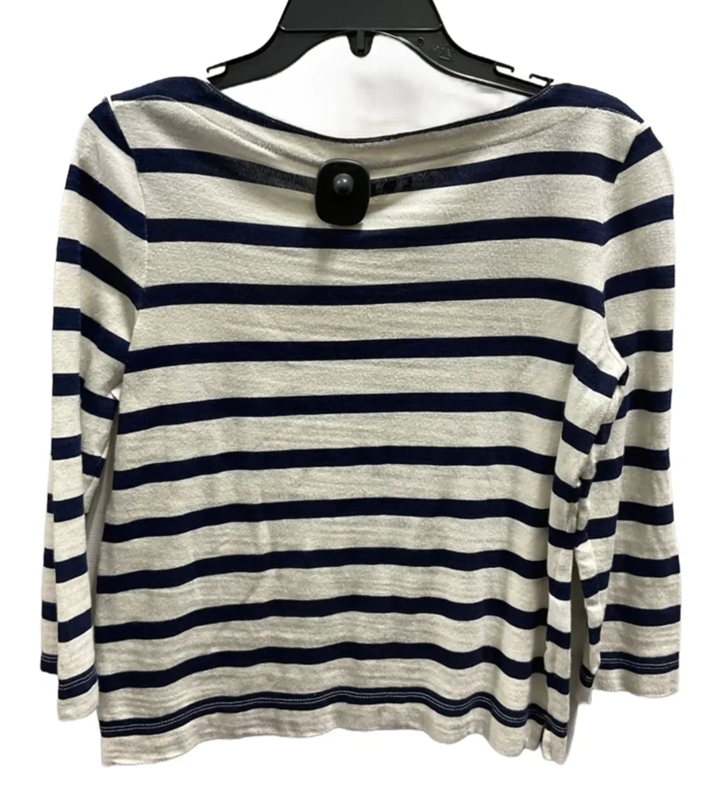 Top Long Sleeve By Loft In Striped Pattern, Size: S