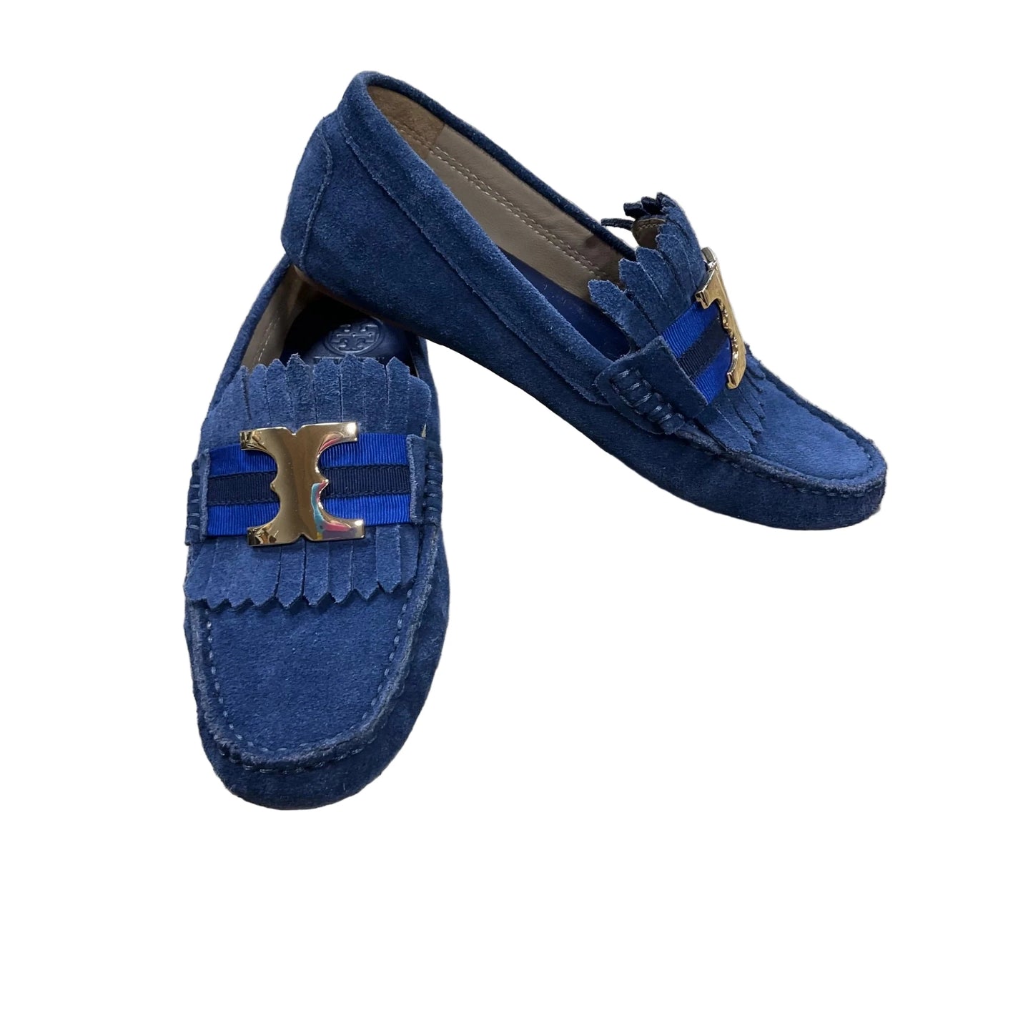 Shoes Designer By Tory Burch In Navy, Size: 5.5