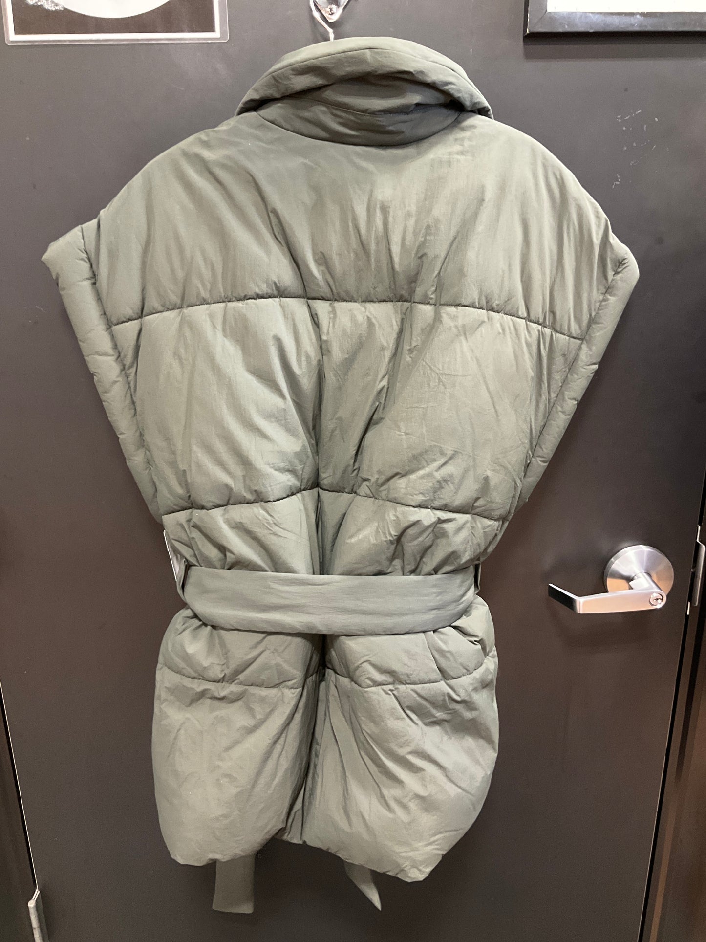 Vest Puffer & Quilted By Gap In Green, Size: L