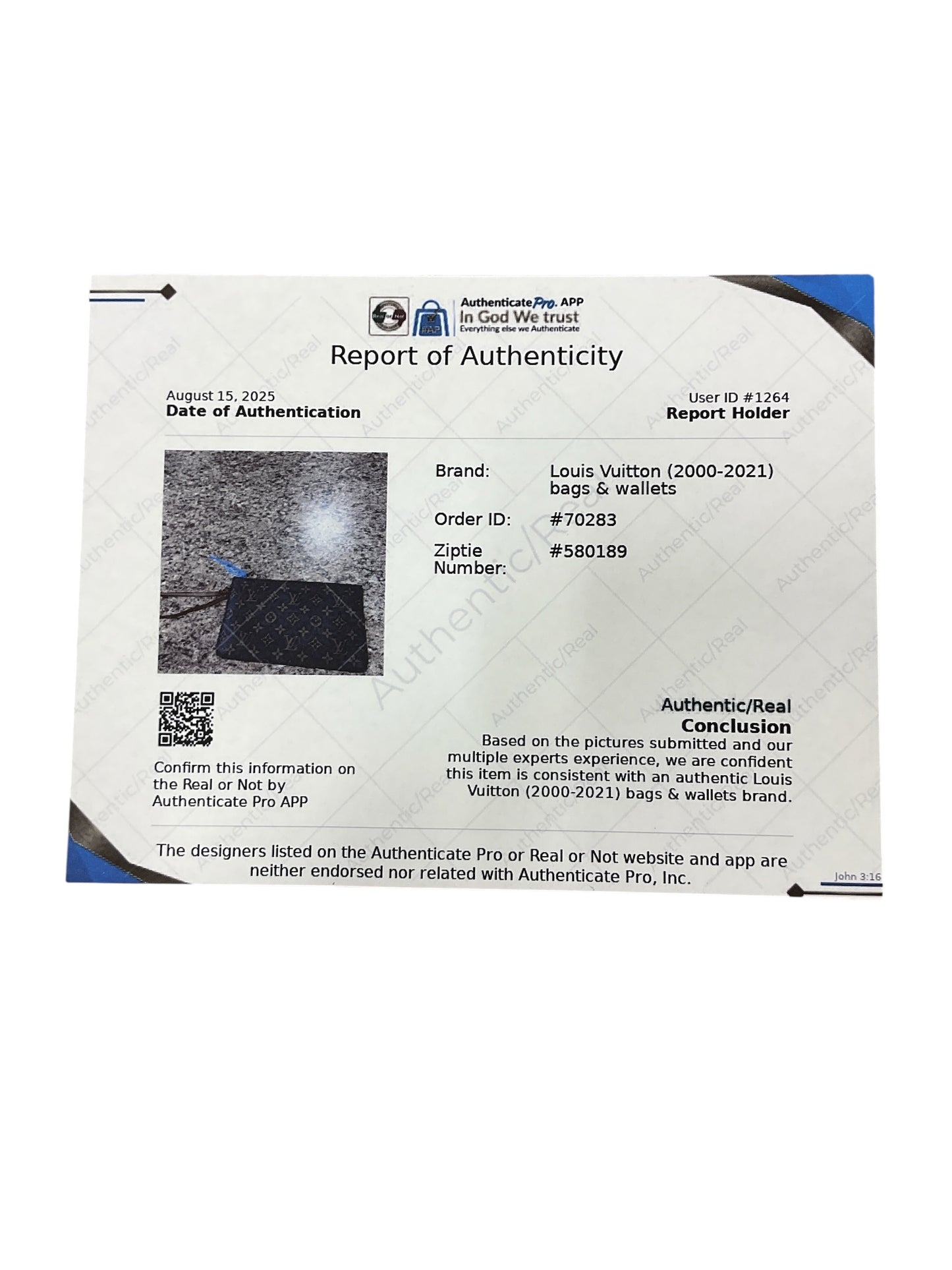 Wristlet Luxury Designer By Louis Vuitton, Size: Large