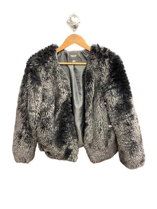 Jacket Faux Fur & Sherpa By Simply Vera  Size: S