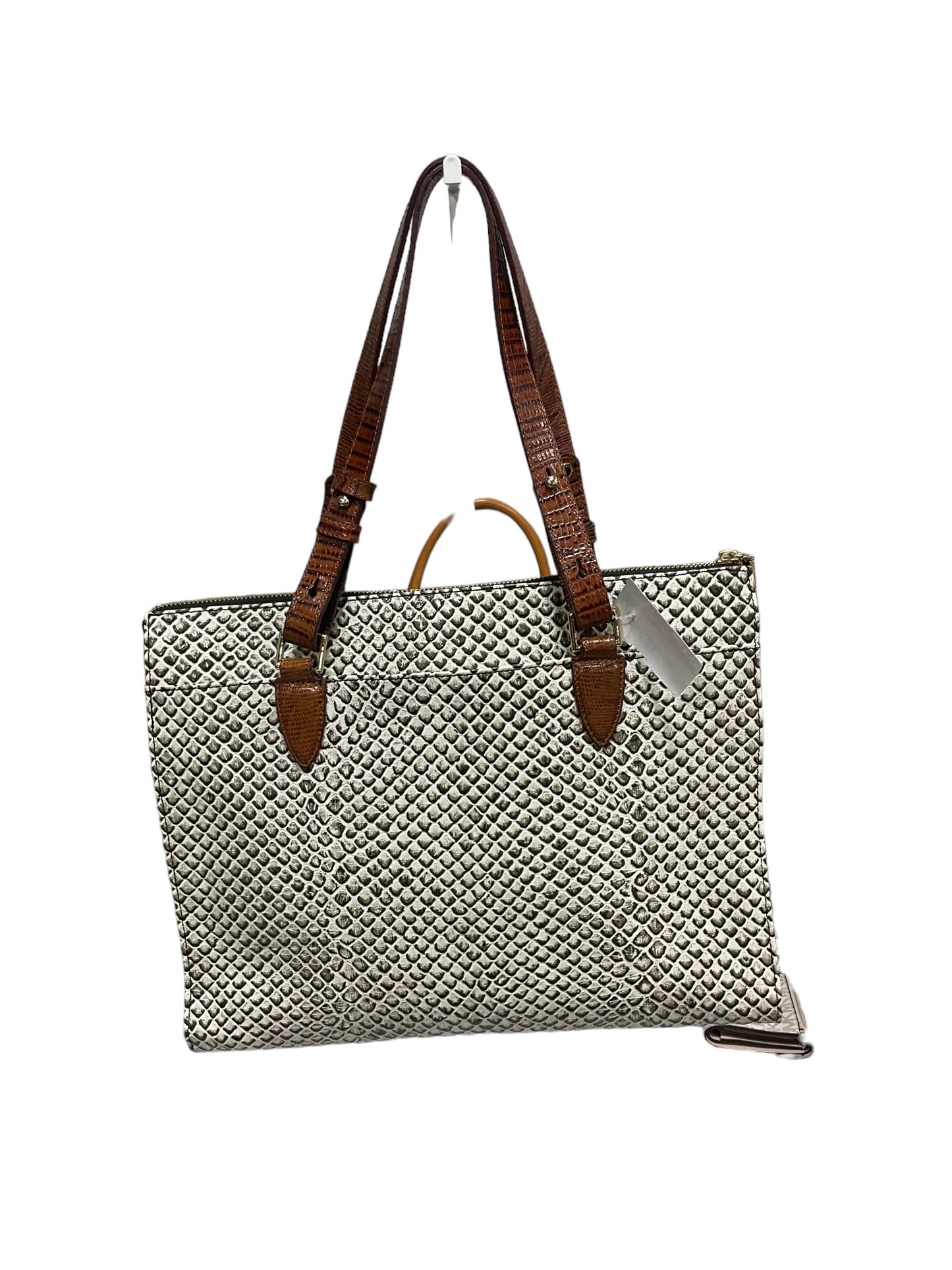 Handbag Leather By Brahmin  Size: Large
