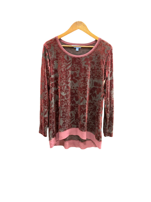 Top Long Sleeve By Simply Vera  Size: Xl
