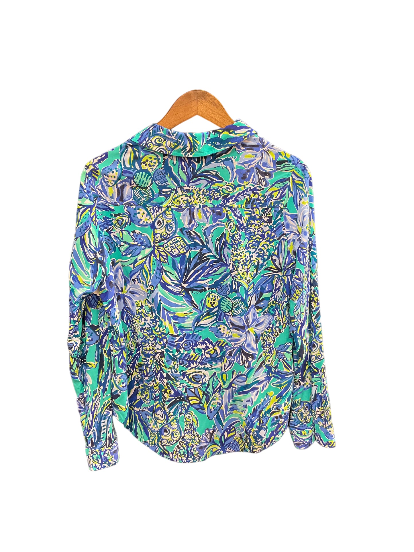 Blouse Long Sleeve By Lilly Pulitzer  Size: M