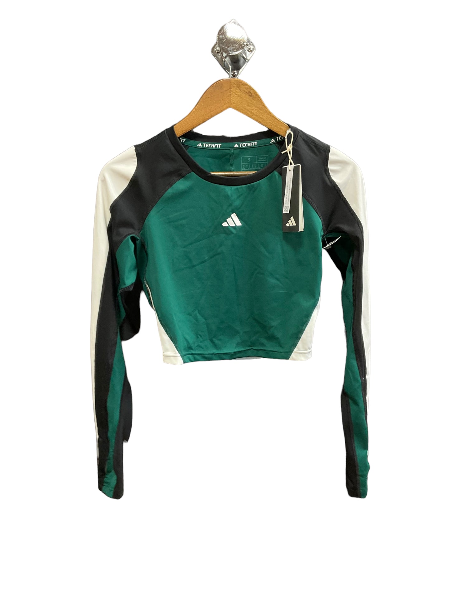 Athletic Top Long Sleeve Crewneck By Adidas  Size: S