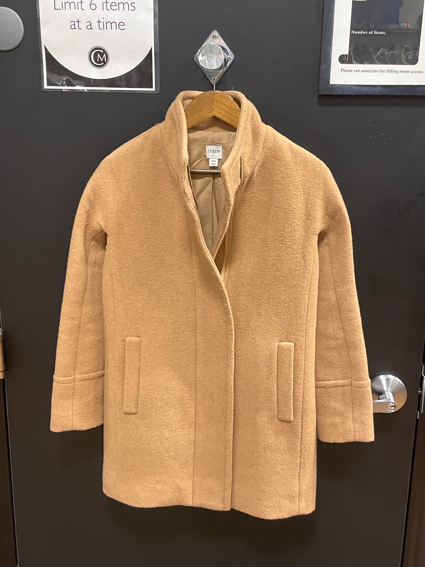 Coat Wool By J Crew  Size: 0