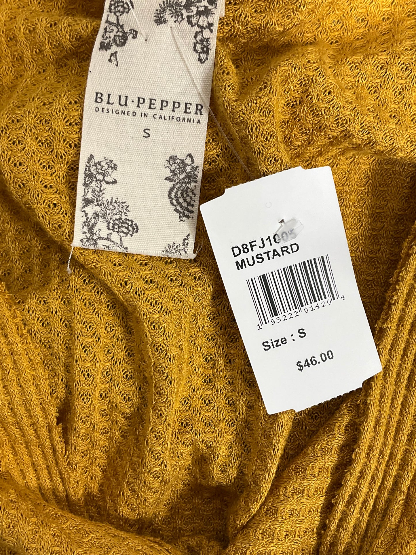 Top 2pc Long Sleeve By Blu Pepper  Size: S